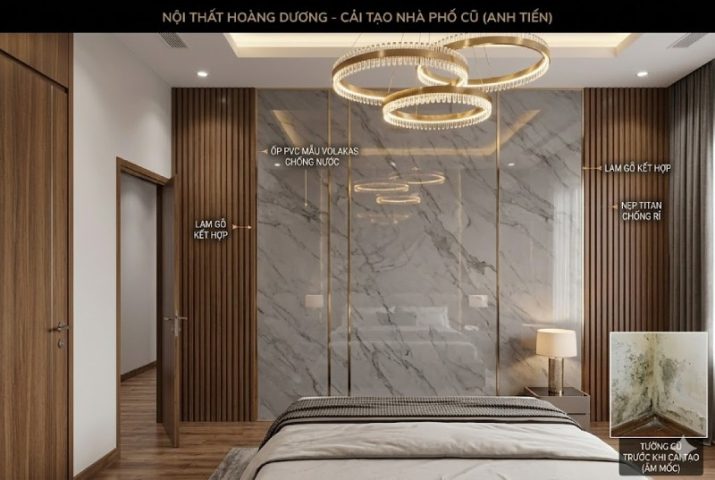 "Hồi Sinh" Bức Tường Bong Tróc, Ẩm Mốc Thành Vách Mặt Tiền Sang Xịn – Ký Sự Cải Tạo Nhà Anh Tiến (Thanh Xuân)